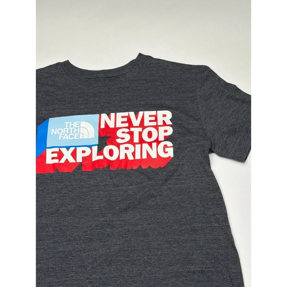 The North Face Mens Graphic T Shirt Never Stop Exploring Dark Gray‎ Size Small